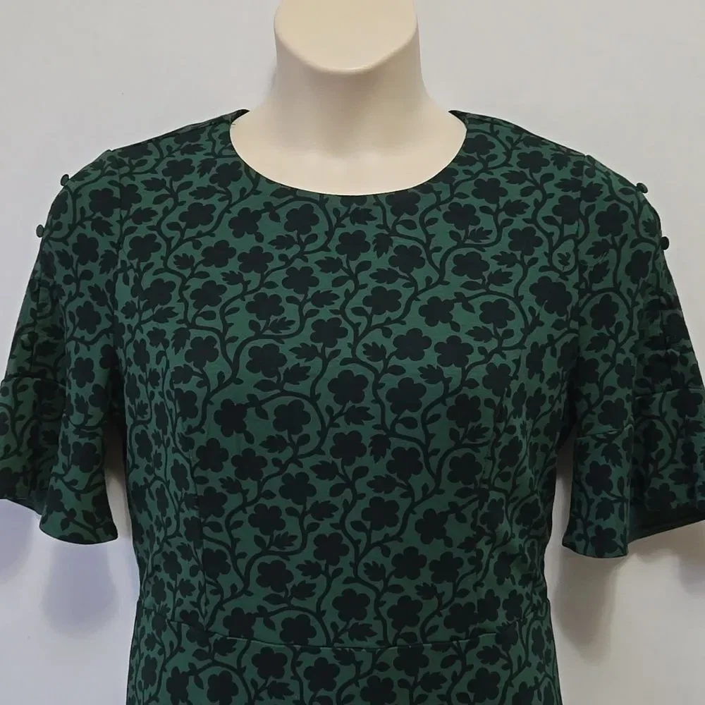 Boden Alexis Jersey Dress Suze 10 Long Tall‎ Enchanted Vines